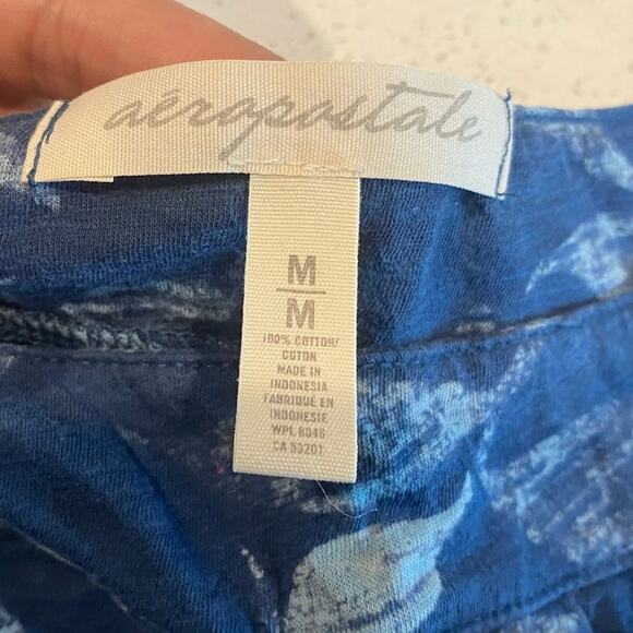 AEROPOSTALE Dark Floral camisole Blue Size M - Picture 2 of 4